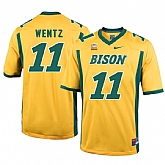 North Dakota State Bison 11 Carson Wentz Gold College Football Jersey Dzhi,baseball caps,new era cap wholesale,wholesale hats
